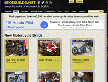 Tablet Screenshot of bikebuilds.net